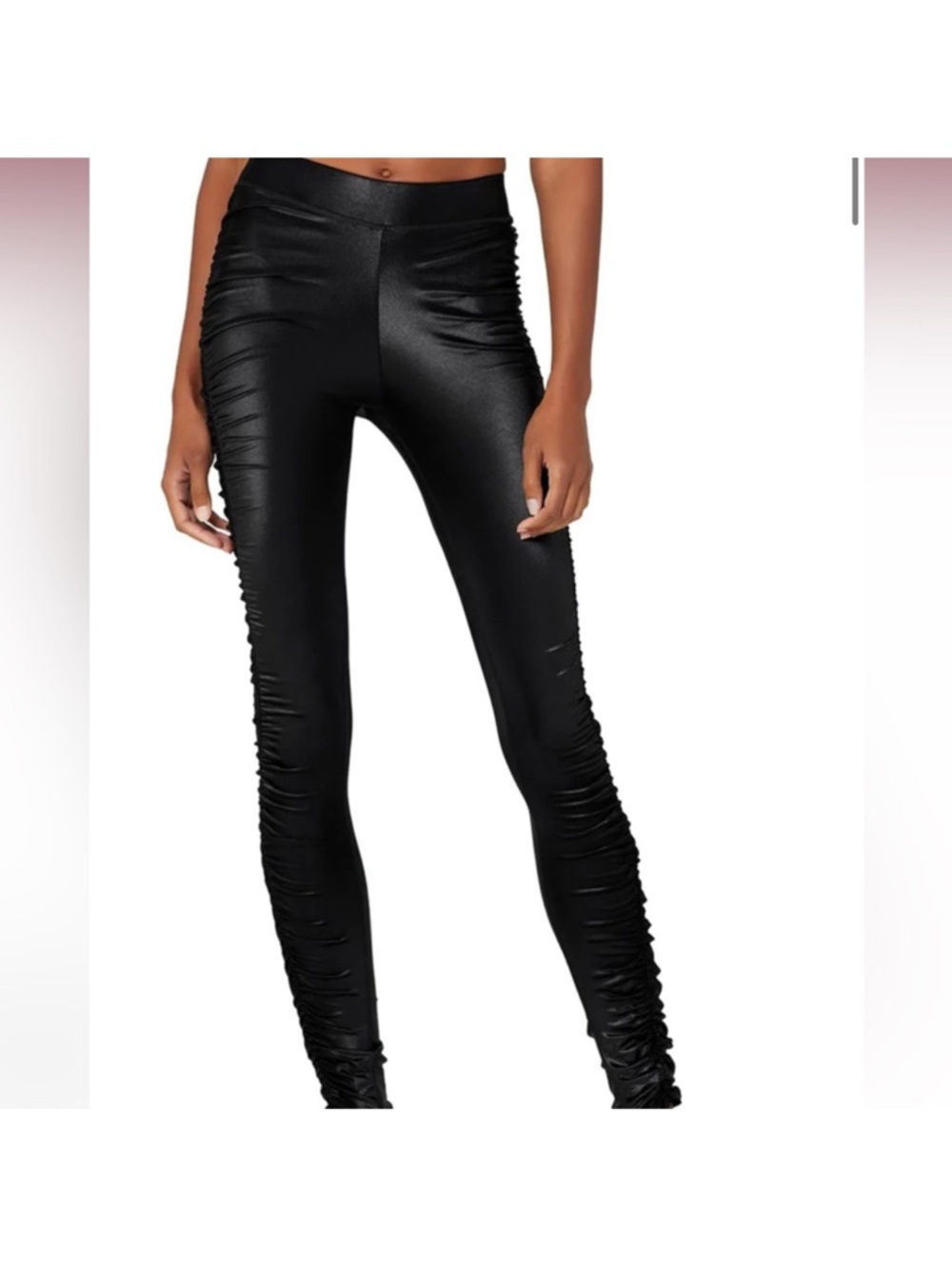 ALO high waist cinched Black Leggings - Women size S